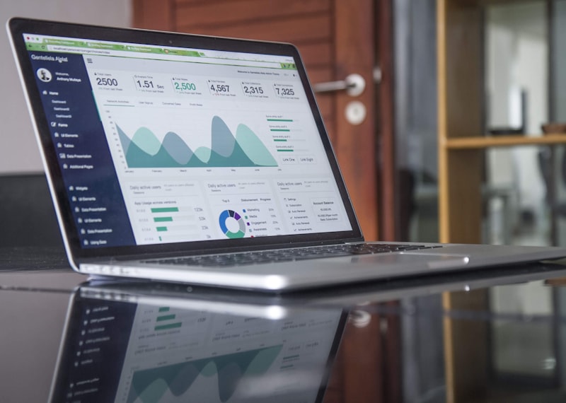 Data visualization on a monitor